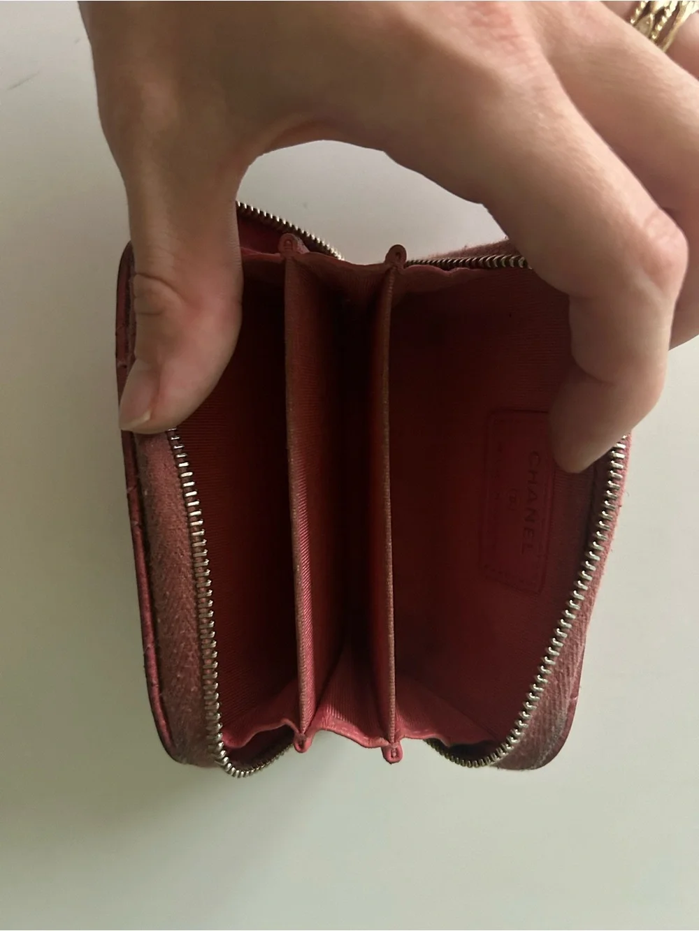 CHANEL textured pocket multiple